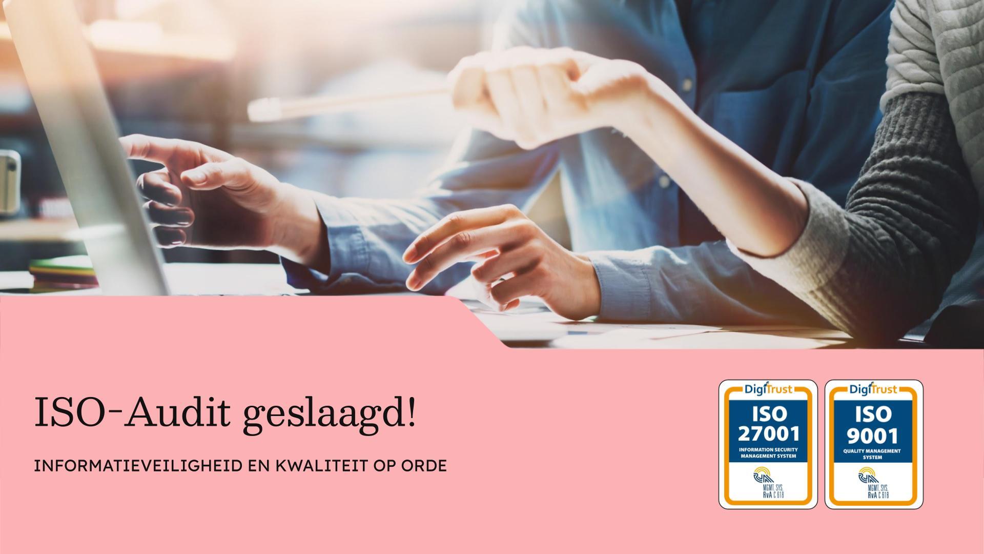 Geslaagde ISO-audit website