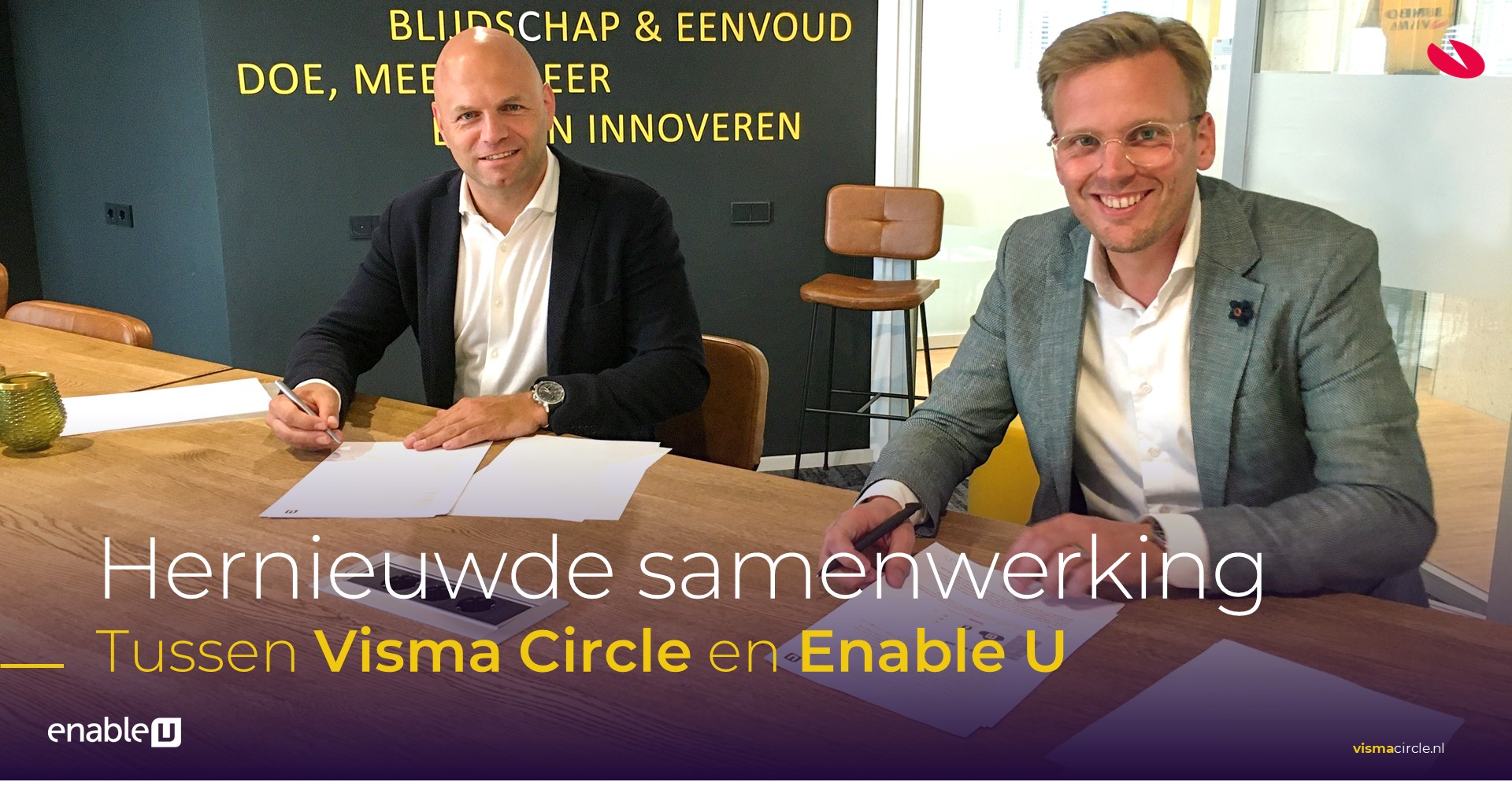 Hernieuwde samenwerking tussen Visma Circle en Enable U