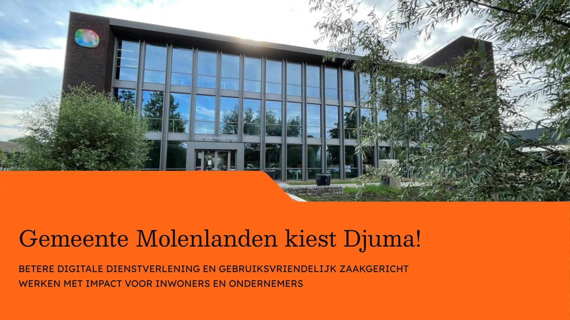 Gemeente Molenlanden kiest voor Djuma