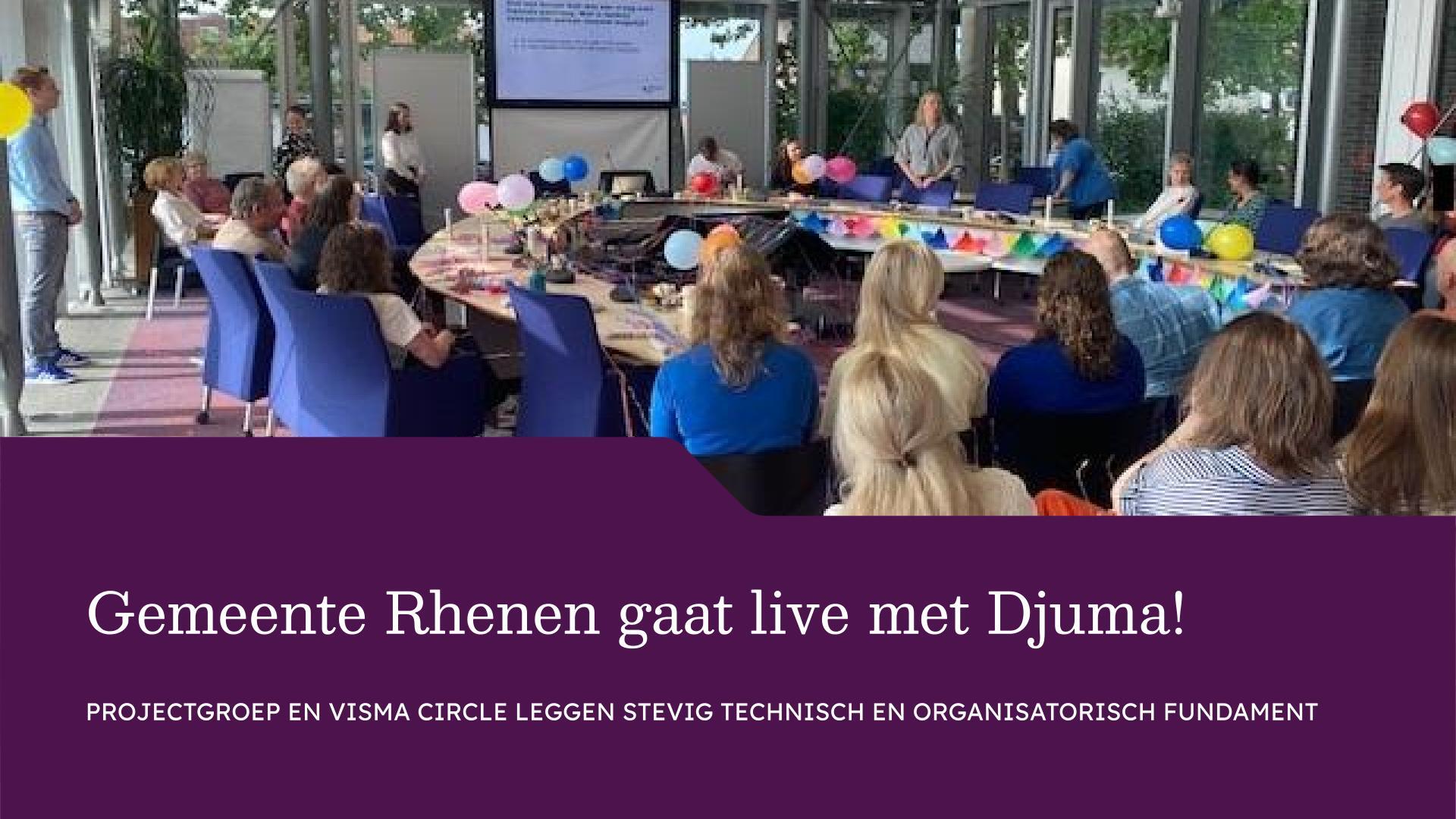 Gemeente Rhenen gaat live met Djuma