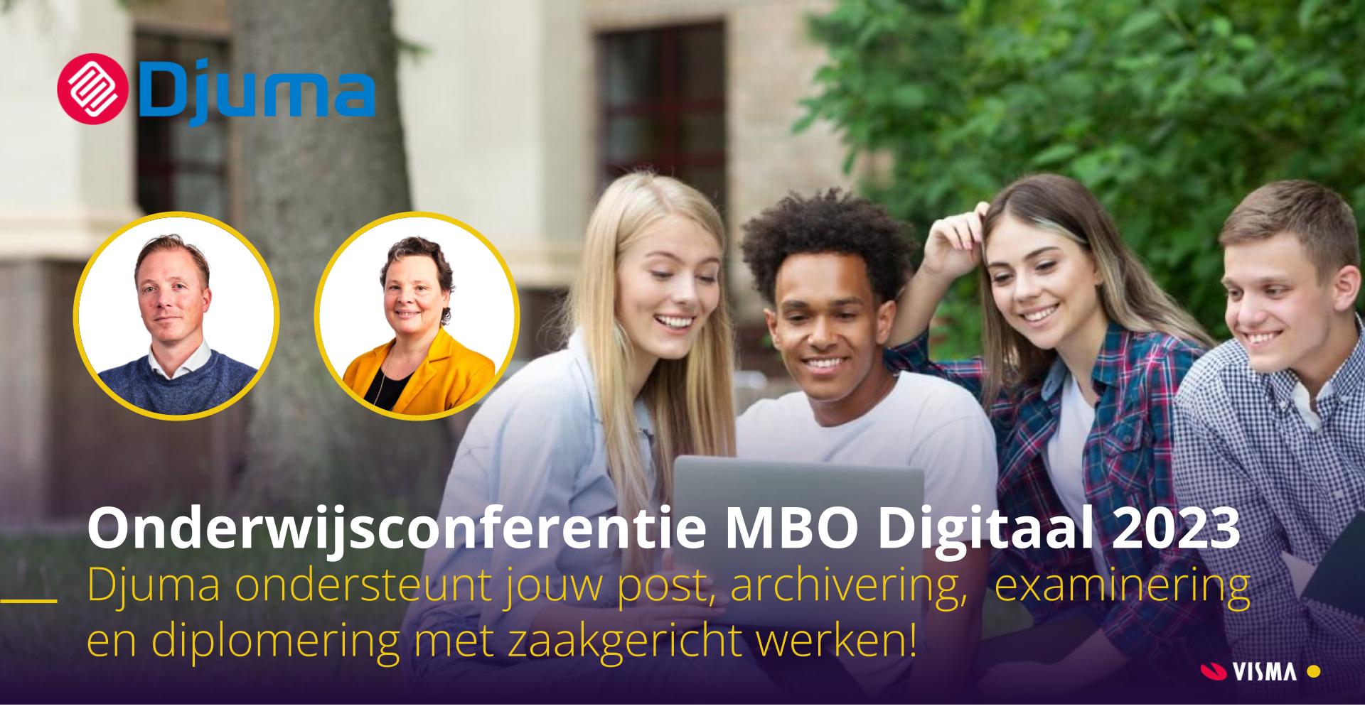 Zaakgericht Werken met Djuma bij conferentie MBO Digitaal