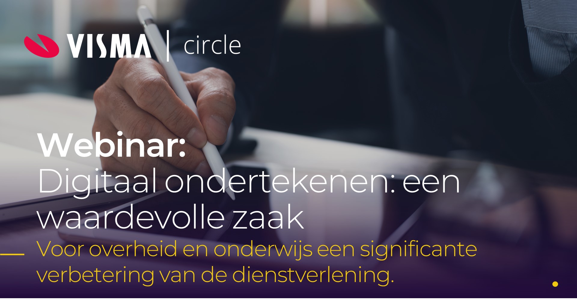 Webinar over digitaal ondertekenen van documenten